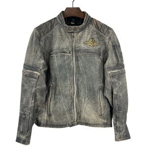 Scorpion 1909 IMS Limited-Edition Leather Riding Moto Jacket SZ XXL